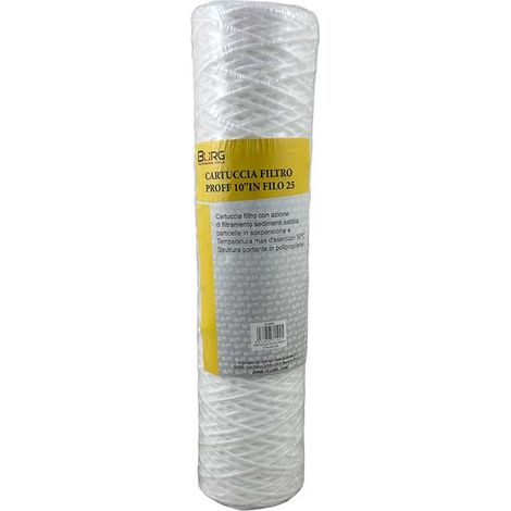 Cartuccia Filtro Proff 10 In Filo 25 Cilli 9218365