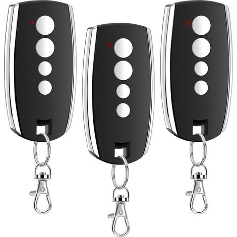 433.92MHz Telecommande Portail, 4 Canaux Telecommande Porte de Garage Compatible avec King Gates STYLO2K STYLO4K Stylo, Codes Roulants Bip De Porte De Garage (3PCS) (1/5)