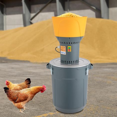 Getreidemühle Elektrisch,1300W Grain Mill,Mahlwerk,Gewürzmühle Mühle Trockenkornmühle Maismühle Grinder,Futtermittel Schrotmühle für Getreide Getreidemühle Futtermühle (50L) (1/5)