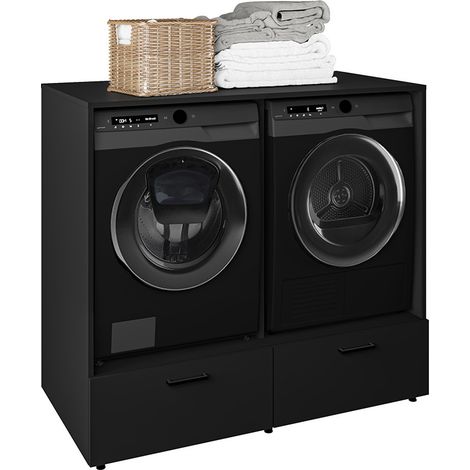 Estantería para baño Austin 368, Negro