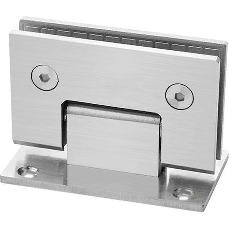 Charnières de porte de douche en verre à 90 degrés, fixations pour porte de douche en verre de 8 à 12 mm d'épaisseur, accessoires de salle de bain. (1/5)