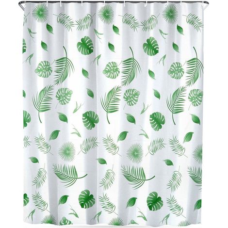 Shower curtain hooks waterproof 180x180 cm