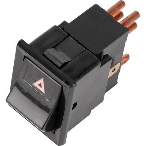 Interruptor de alarma intermitente para Land Rover Defender 90/110 – Número de pieza YUF101490, compatible con el original, fácil instalación.
