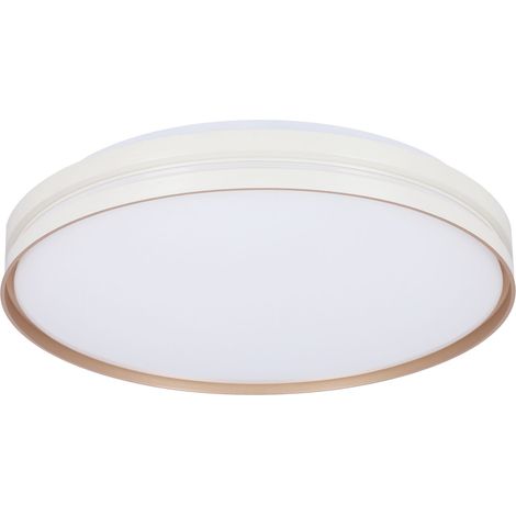 Plafonnier LED rond blanc intérieur or 24W Montana Ø40 (1/5)
