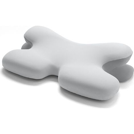 Oreiller cervical ergonomique en mousse à mémoire de forme – Soutien de la nuque et des épaules – Soulagement des douleurs cervicales – 62 x 35 x 13,5 cm – Lavable en machine (1/5)