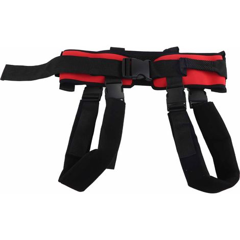 Ceinture de transfert ajustable et respirante pour personnes âgées, avec poignées pour la marche et la sécurité des soins. (1/5)