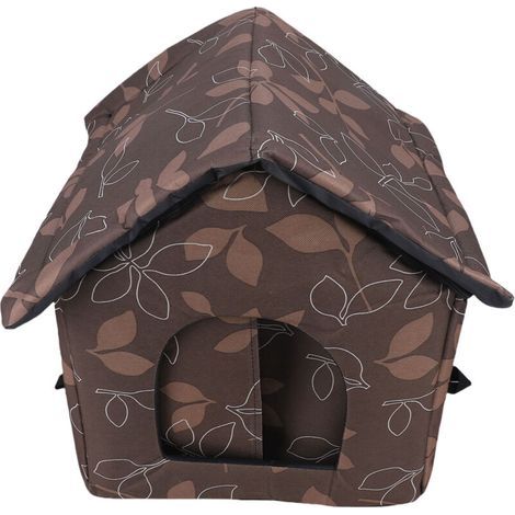 Outdoor cat house, waterproof fabric, weatherproof, pet shelter, outdoor pet house for dogs in winter (1/4)