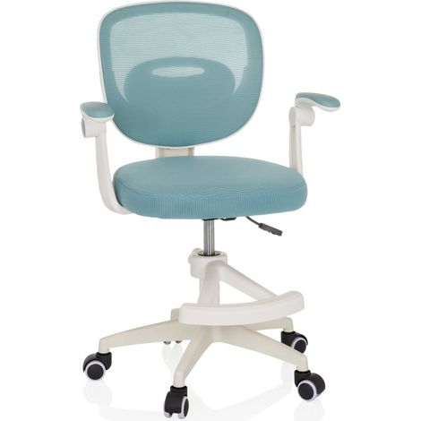 Kinderschreibtischstuhl / Kinderstuhl KIDDY SMART Stoff aqua hjh OFFICE