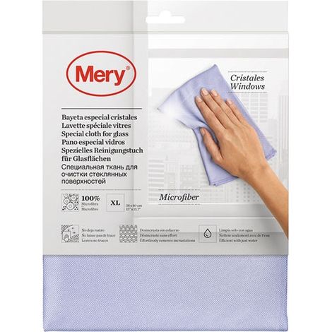 MERY - Lavette chiffon vitre microfibre 0951 (1/3)