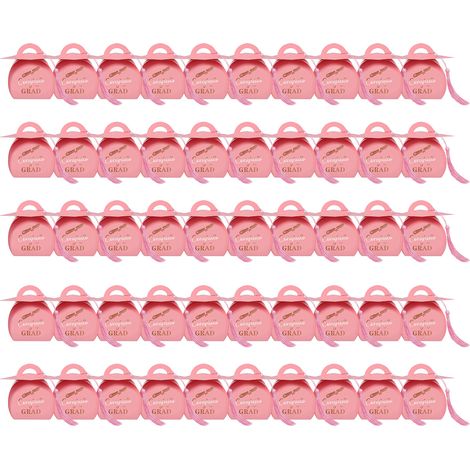 [Pink] 50-teiliges Geschenkset zur Abschlussfeier, Überraschungs-Süßigkeitenverpackung für die Abschlussparty (1/2)