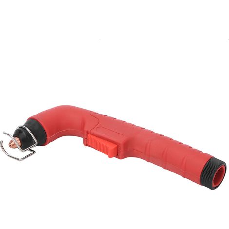 Tête de torche de coupeur plasma rouge, poignée en caoutchouc métal, compatible Trafimet Ergocut S45, machine de découpe (1/5)