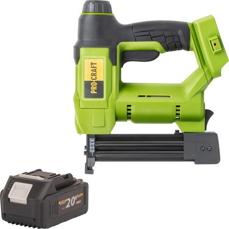 Procraft PEH20 Akku Tacker 20 V 15 - 32 mm + 1x Akku 4,0 Ah - ohne Ladegerät