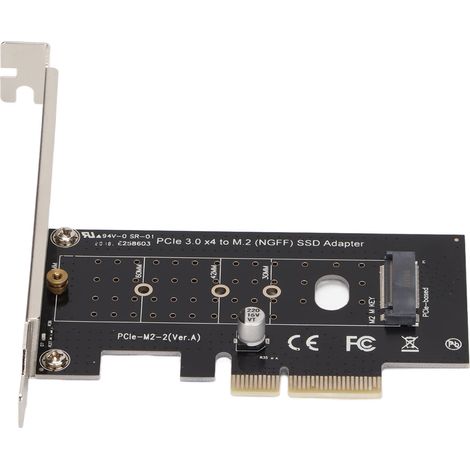 NVMe M.2 zu PCIe 3.0 x4 Adapter, schnelle Wärmeableitung, hohe Geschwindigkeit für M.2 NVMe SSDs (1/5)