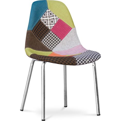 Dorwick Stuhl - Patchwork Simona Multicolor (1/4)