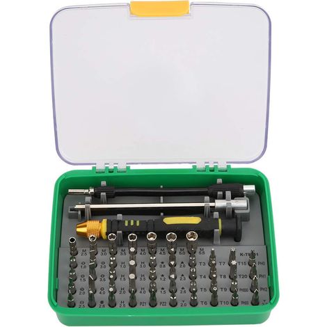 Set di cacciaviti multifunzionale, set di cacciaviti di precisione, strumento per lo smontaggio e la riparazione di telefoni, realizzato in acciaio legato al cromo vanadio. (1/4)