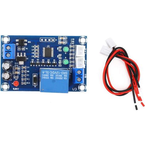 XH-M203 Contrôleur de Niveau d'Eau Entièrement Automatique, Module de Capteur de Détection de Niveau de Liquide pour Les Projets de Conservation de L'eau, Sortie Relais AC/DC 12v (1/5)