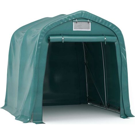 vidaXL Tenda Garage in PVC 1,6x2,4 m Verde (1/5)