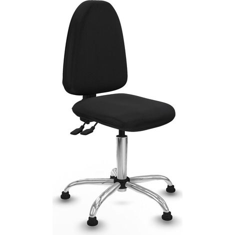 Piqueras y Crespo Aýna chaise bureau similicuir noir (1/3)