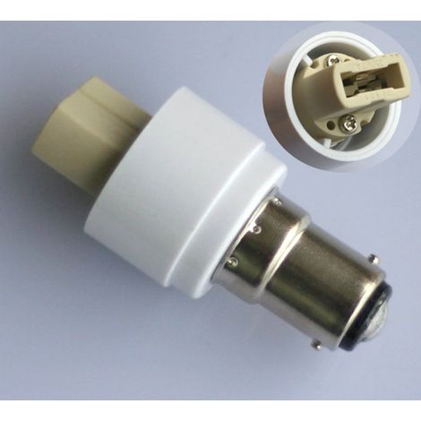 2 adaptateurs B15 B15D / BA15D vers douille G9 convertisseur pour douille de stylo LED halogène