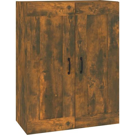 Maison Exclusive - Armadietto Pensile a Parete Rovere Fumo 69,5x32,5x90 cm (1/5)
