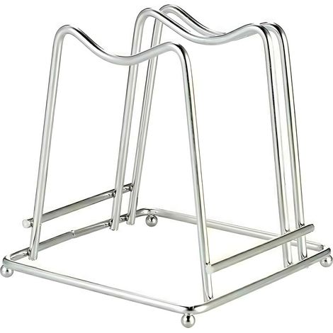 Support de planche à découper en acier inoxydable, range-planche mural ou sur plan de travail, pour cuisine – Séchage rapide–DELKEVIC