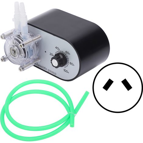 Pompe péristaltique mono-tête haut débit pour laboratoire, débit 114-500ml/min, alimentation AC100-240V, prise AU, expériences scientifiques (1/5)