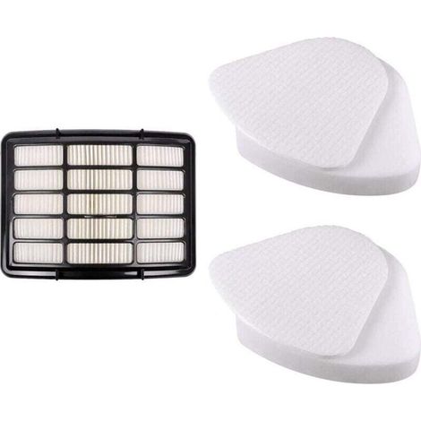 Set of filters for vacuum cleaners Shark Navigator Lift-Away NV360, NV350, NV351, NV352, NV355, NV356E, NV357, NV370, NV391, UV440, UV490, UV540, Xff350 and XHF350, 2 foam filters + 1 HEPA filter (1/4)