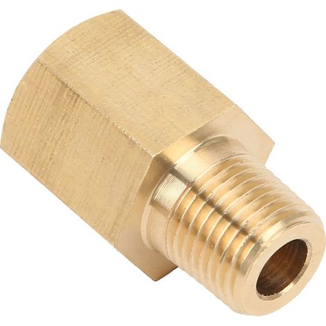 Adaptateur 1/8 NPT vers 1/8 BSPT pour Jauge Pression (1/5)