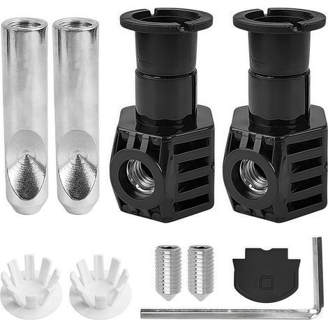 Smart mounting kit for wall-hung toilets, including mounting hinges and screws for the oil cover (1/5)