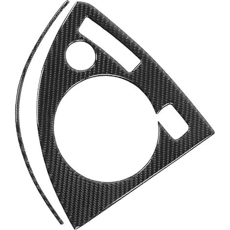Cache de levier de vitesse en fibre de carbone (2 pièces), compatible avec Prius 2012–2015 (conduite à droite) (1/5)