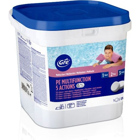 TRATTAMENTO 5 AZIONI, ZERO BORICO, PASTIGLIE DA 250GR - 5KG