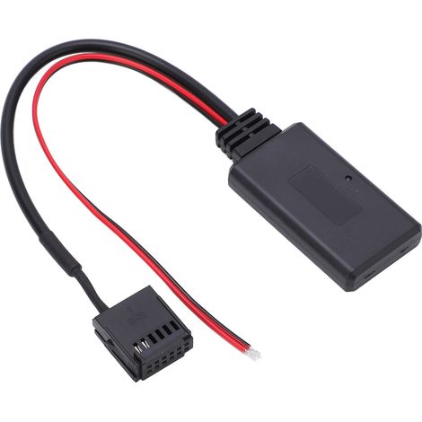 Câble adaptateur AUX 12 broches pour autoradio CD6000, remplacement connecteur stéréo voiture, compatible Focus, adaptateur audio Bluetooth, entrée ligne 3,5mm, accessoire auto (1/5)