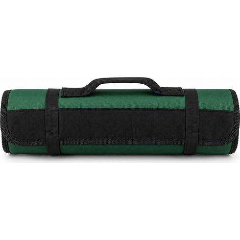 Trousse à Couteaux 22 Places Portable pour Chef Verte