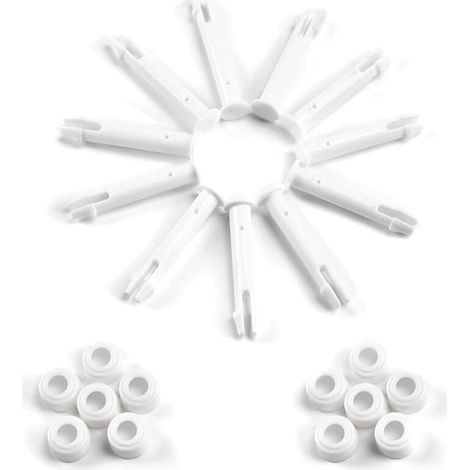 12 Goupilles Plastique pour Piscine Cadre Rectangulaire Ronde 5.5 cm Pièces Détachées
