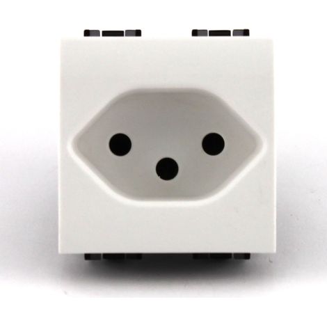 light - presa 2P+T Svizzera tipo 13 BTICINO N4164/13 (1/3)