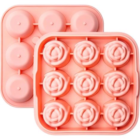 À Glaçons Rose Pour Congélateur 9 Cavités Démoulage Facile (1/5)