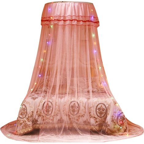 Moustiquaire ronde style princesse, rideau de lit (Jade) (1/5)