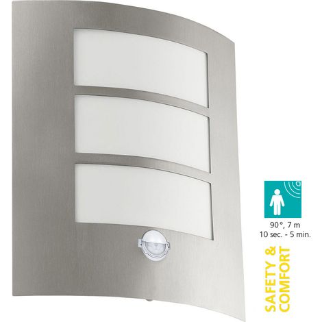 Eglo Lumière extérieure CITY edelstahl, E27 max. 1X40W (1/5)