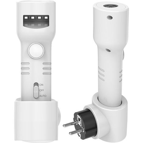 Luz nocturna，Luz nocturna con sensor de movimiento，Luz nocturna inteligente para mesita de noche，Modelo recargable según la normativa europea (1/5)