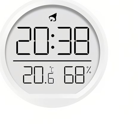 Réveil numérique LCD température et humidité, design magnétique, 3 types de placement, calendrier 12/24 heures pour la maison, la cuisine, le bureau, les étudiants (1/5)