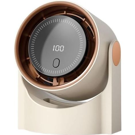 Ventilateur de bureau sans pales à 4 vitesses – design moderne, idéal pour le bureau et la maison – refroidissement efficace (1/5)