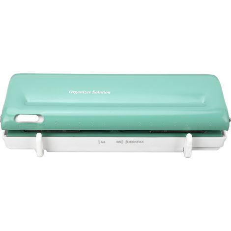 Perforateur réglable 6 trous pour papier A4 A5 B5 A6 A7 - Couleur verte (1/5)