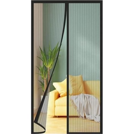 Moustiquaire Magnétique pour Portes,120x200 cm,fermeture automatique,Convient aux balcons,chambres et portes coulissantes (1/4)