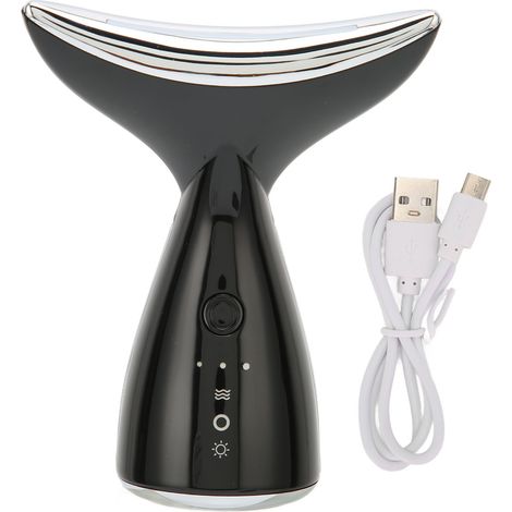 Appareil de Massage pour le Cou avec 3 Lumières Colorées, Vibration pour la Circulation et Beauté du Cou (1/5)