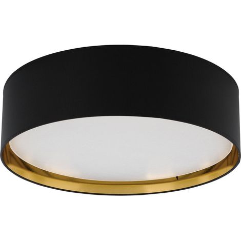 Tk-lighting BILBAO plafón negro 60 cm diseño elegante (1/5)