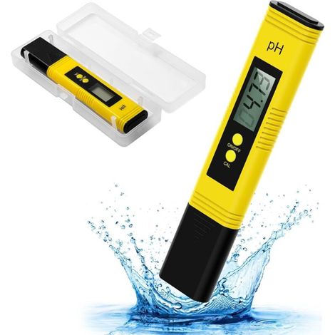 Misuratore di pH digitale LCD per la qualità dell'acqua, intervallo 0-14 pH, calibrazione automatica, ideale per piscine e acquari (1/5)