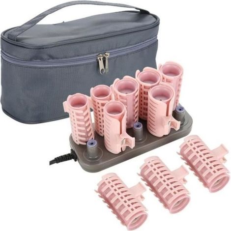 10-piece professional electric heated hair roller curling roller hair tube set