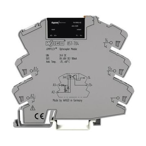 Relé electrónico Wago 8 polos capacidad 100 mA