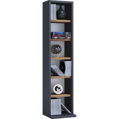 Legno CD DVD Scaffale Elementa 92x21x20 - VCM