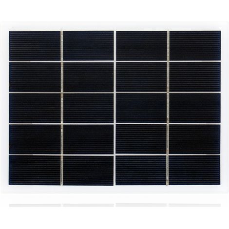 Panneau solaire 3W 5V en silicium polycristallin, étanche, portable, compatible avec éclairage public, lampe de jardin, ventilateur et pompe. (1/2)